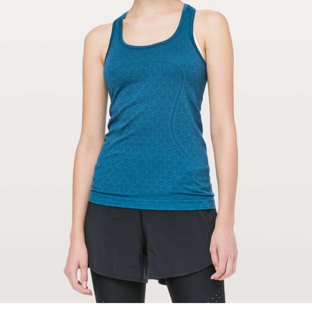 Lululemon Swiftly Tech Racerback in Carbon Blue